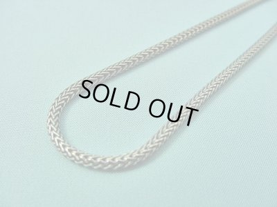 画像1: 【ＳＯＬＤ　ＯＵＴ　ありがとうございました！】（ギリシャ）スネークいぶしチェーン直径３ｍｍ（５５ｃｍ）