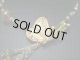 【ＳＯＬＤ　ＯＵＴ　ありがとうございました！】（ギリシャアクセサリー）スワロフスキー・バタフライネックレス（ゴールド）