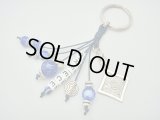 【ＳＯＬＤ　ＯＵＴ　ありがとうございました！】（ギリシャアクセサリー）イーブルアイ（ナザールボンジュウ）・渦巻き模様・メアンドロスキーチェーン（紺）