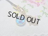 【ＳＯＬＤ　ＯＵＴ　ありがとうございました！】ハムサ・イーブルアイ携帯ストラップ（水色・ゴールド）