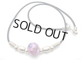 【ＳＯＬＤ　ＯＵＴ　ありがとうございました！】（ギリシャ）ミコノス・ビーズネックレス（紫）