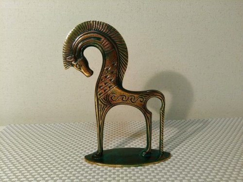他の写真1: （ギリシャ雑貨）屈強なトロイの木馬の置物【ギリシャ神話】