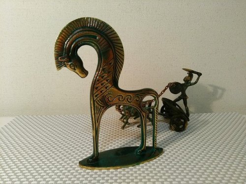 他の写真3: （ギリシャ雑貨）屈強なトロイの木馬の置物【ギリシャ神話】