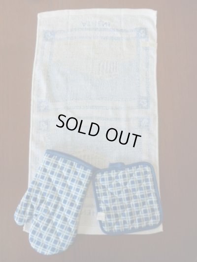 画像4: 【ＳＯＬＤ　ＯＵＴ　ありがとうございました！】【お客様の声あり♪】【ギリシャ神話】（ギリシャ雑貨）パルテノン神殿キッチン３点セット（ミトン・鍋つかみ・タオル）【メアンドロス模様】