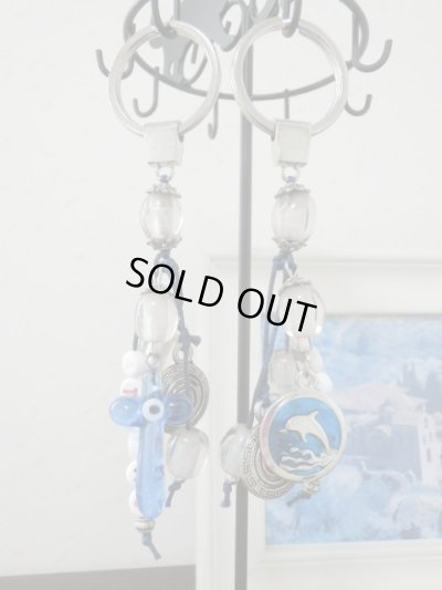 画像1: 【ＳＯＬＤ　ＯＵＴ　ありがとうございました！】【お客様の声あり♪】＼ラスト１つです！／【ギリシャ神話】（ギリシャアクセサリー）ＡＴＨＥＮＳキーチェーン（キーホルダー）（クロス・イルカ）