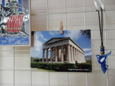 画像1: 【ギリシャ神話】（ギリシャ雑貨）ギリシャの風景『ヘファイストス神殿』ポストカード（絵はがき）８枚セット