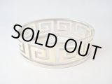 画像: 【ＳＯＬＤ　ＯＵＴ　ありがとうございました！】（ギリシャアクセサリー）メアンドロス模様バングル（シルバー＆ゴールド）