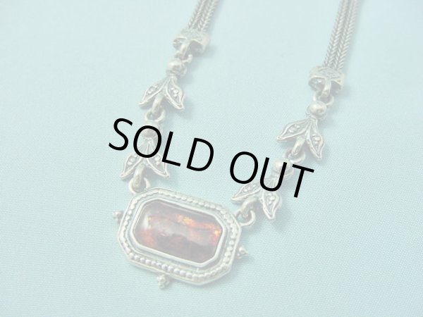 画像1: 【ＳＯＬＤ　ＯＵＴ　ありがとうございました！】（ギリシャ）ビザンチン風・琥珀のネックレス