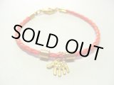 画像: 【ＳＯＬＤ　ＯＵＴ　ありがとうございました！】【定価2400円】（イスラエル）ハムサレザーブレスレット（オレンジ）