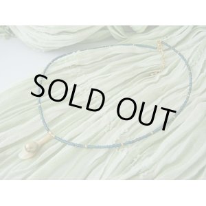画像: 【ＳＯＬＤ　ＯＵＴ　ありがとうございました！】（ギリシャアクセサリー）シェル・チェコビーズネックレス（グリーン）【一点もの】