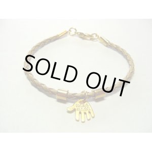 画像: 【ＳＯＬＤ　ＯＵＴ　ありがとうございました！】【定価2400円】（イスラエル）ハムサレザーブレスレット（ベージュ）