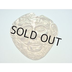 画像: 【ＳＯＬＤ　ＯＵＴ　ありがとうございました！】（ギリシャ雑貨）ミケーネ文明「黄金のマスク」ペーパーウェイト（ぶんちん）壁飾り
