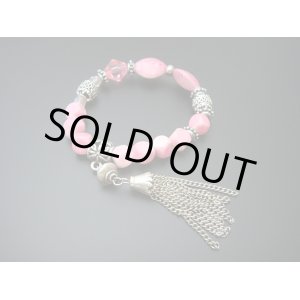 画像: 【ＳＯＬＤ　ＯＵＴ　ありがとうございました！】【お客様の声あり♪】（ギリシャ雑貨）ブレスレット型コンボロイ（ピンク）