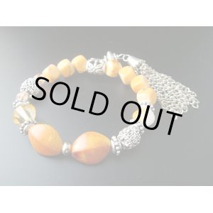 画像: 【ＳＯＬＤ　ＯＵＴ　ありがとうございました！】【残り僅かなため　おとく！】（ギリシャアクセサリー）ブレスレット型コンボロイ（オレンジ）【定価１９００円】