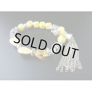 画像: 【ＳＯＬＤ　ＯＵＴ　ありがとうございました！】【残り僅かなため　おとく！】（ギリシャアクセサリー）ブレスレット型コンボロイ（黄色）【定価１９００円】