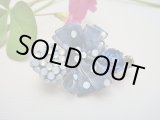 画像: 【ＳＯＬＤ　ＯＵＴ　ありがとうございました！】（ギリシャアクセサリー）リボンスワロフスキーブーケブローチ（ブルー系）