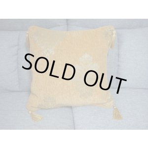 画像: 【ＳＯＬＤ　ＯＵＴ　ありがとうございました！】【ゆうパック】（ギリシャ雑貨）クッションカバー（オレンジ系）【ギリシャ刺繍・金糸】