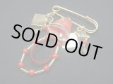 画像: 【ＳＯＬＤ　ＯＵＴ　ありがとうございました！】＼＼ホワイトデー（*^_^*）半額！セール／／【職人のこだわり　一点もの】（ギリシャアクセサリー）ベルモチーフのアンティークボタン・ブローチ【定価５０００円】