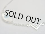 画像: 【ＳＯＬＤ　ＯＵＴ　ありがとうございました！】【楽天ランキング受賞！】（ギリシャアクセサリー）白蝶貝イーブルアイ（ナザールボンジュウ）メアンドロス模様シルバー９２５ブレスレット