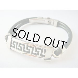 画像: 【ＳＯＬＤ　ＯＵＴ　ありがとうございました！】（ギリシャアクセサリー）メアンドロス模様ブレスレット（バングル）【メンズ＆レディース】