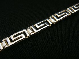 画像: 【ＳＯＬＤ　ＯＵＴ　ありがとうございました！】（ギリシャアクセサリー）メアンドロス模様シルバー９２５ブレスレット