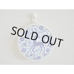 画像: 【ＳＯＬＤ　ＯＵＴ　ありがとうございました！】【ギリシャ神話　アルテミス】（ギリシャ雑貨）タイルの壁飾り（コースター）シカのモチーフ