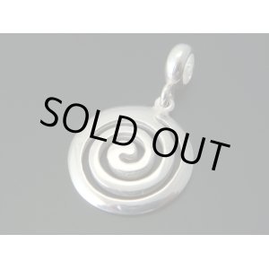 画像: 【ＳＯＬＤ　ＯＵＴ　ありがとうございました！】【お客様の声あり♪】（ギリシャアクセサリー）渦巻き模様・シルバー９２５ペンダントトップ