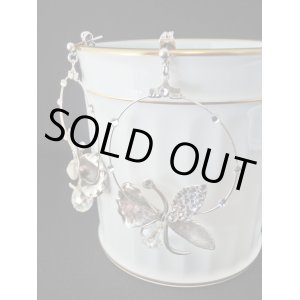 画像: 【ＳＯＬＤ　ＯＵＴ　ありがとうございました！】【お客様の声あり♪】【ギリシャ神話】（ギリシャアクセサリー）メタルバタフライ（蝶）スワロフスキークリスタルピアス