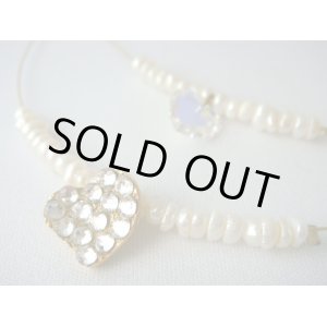 画像: 【ＳＯＬＤ　ＯＵＴ　ありがとうございました！】【お客様の声あり♪】（ギリシャアクセサリー）２連の淡水パールとハートのネックレス 