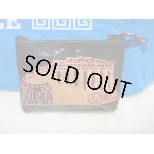 画像: 【ＳＯＬＤ　ＯＵＴ　ありがとうございました！】【ギリシャ神話】（ギリシャ雑貨）パルテノン神殿レザー小物入れ（ダークブラウン）