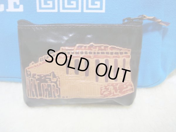 画像1: 【ＳＯＬＤ　ＯＵＴ　ありがとうございました！】【ギリシャ神話】（ギリシャ雑貨）パルテノン神殿レザー小物入れ（ダークブラウン）