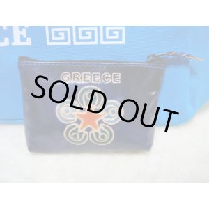 画像: 【ＳＯＬＤ　ＯＵＴ　ありがとうございました！】（ギリシャ雑貨）馬蹄モチーフレザー小物入れ（濃紺）