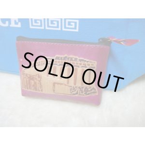 画像: 【ＳＯＬＤ　ＯＵＴ　ありがとうございました！】【ギリシャ神話】（ギリシャ雑貨）パルテノン神殿レザー小物入れ（サーモンピンク）