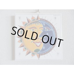 画像: 【ＳＯＬＤ　ＯＵＴ　ありがとうございました！】【ゆうパック】【ギリシャ神話】（ギリシャ雑貨）タイルの壁飾り（鍋敷）太陽神『アポロン』と月の女神『アルテミス』