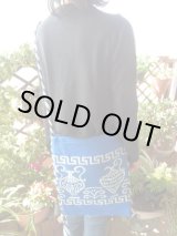 画像: 【ＳＯＬＤ　ＯＵＴ　ありがとうございました！】（ギリシャ雑貨）メアンドロス模様・アンフォラ・ポシェット（大・青）