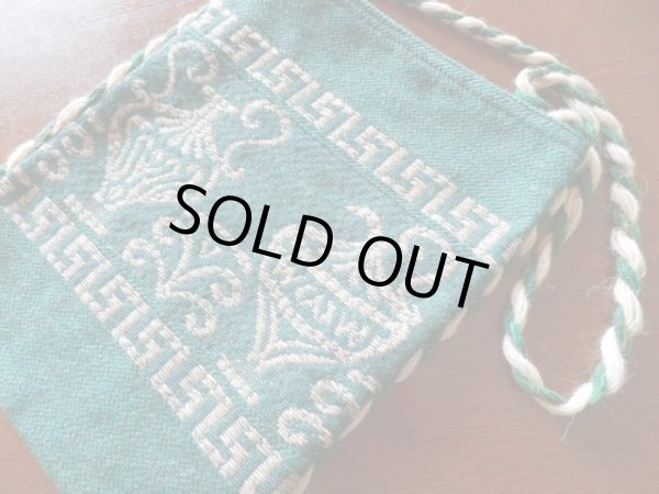 画像2: 【ＳＯＬＤ　ＯＵＴ　ありがとうございました！】【お客様の声あり♪】（ギリシャ雑貨）メアンドロス模様・アンフォラ・ポシェット（大・深緑）