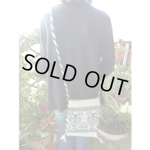 画像: 【ＳＯＬＤ　ＯＵＴ　ありがとうございました！】（ギリシャ雑貨）メアンドロス模様・アンフォラ・ポシェット（小・白）