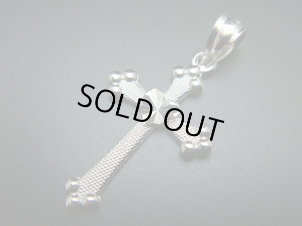 画像1: 【ＳＯＬＤ　ＯＵＴ　ありがとうございました！】＼ラスト１点です！／【お客様の声あり♪】（ギリシャアクセサリー）ビザンチン風ミニクロス・１４Ｋホワイトゴールドハートデザインペンダントトップ★ギフトＢＯＸ付　贈りものプレゼントに★