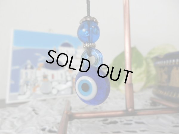 画像2: 【ＳＯＬＤ　ＯＵＴ　ありがとうございました！】（ギリシャ雑貨）ミクロ（小さい）イーブルアイ（ナザールボンジュウ）のお守り（インテリア雑貨）