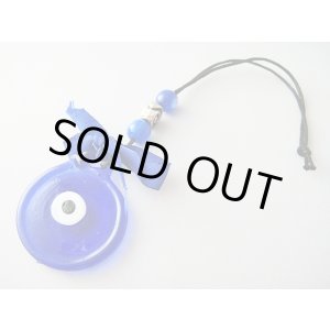 画像: 【ＳＯＬＤ　ＯＵＴ　ありがとうございました！】（ギリシャ雑貨）リボン付きイーブルアイ（ナザールボンジュウ）と渦巻き模様のお守り（インテリア雑貨）