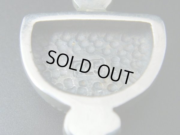 画像2: 【ＳＯＬＤ　ＯＵＴ　ありがとうございました！】【５周年半額セール！】（ギリシャアクセサリー）ビザンチン風・半月型白蝶貝シルバー９２５ペンダントトップ【定価３４００円】