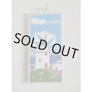 画像: 【ＳＯＬＤ　ＯＵＴ　ありがとうございました！】【ゆうパック】（ギリシャ雑貨）タイルの壁飾り・ミコノス島の風車とエーゲ海の風景
