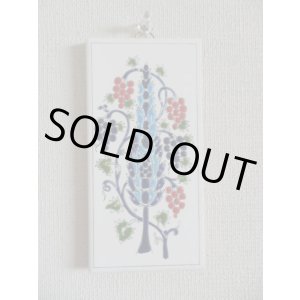 画像: 【ＳＯＬＤ　ＯＵＴ　ありがとうございました！】【ゆうパック】（ギリシャ雑貨）タイルの壁飾り・酒の神ディオニュソスのぶどうとカクタス【ギリシャ神話】