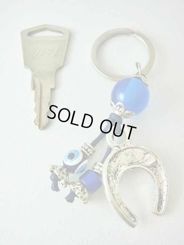 画像2: 【ＳＯＬＤ　ＯＵＴ　ありがとうございました！】（ギリシャアクセサリー）イーブルアイ（ナザールボンジュウ）と馬蹄のキーチェーン（キーホルダー）