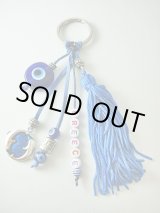 画像: 【ＳＯＬＤ　ＯＵＴ　ありがとうございました！】【ギリシャ神話】（ギリシャアクセサリー）イーブルアイ（ナザールボンジュウ）・メアンドロス模様・ドルフィン（イルカ）のキーチェーン（キーホルダー）