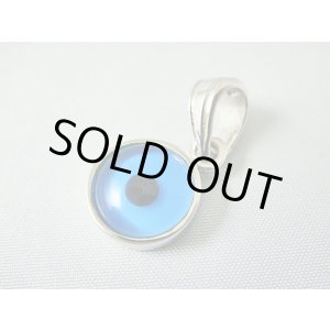 画像: 【ＳＯＬＤ　ＯＵＴ　ありがとうございました！】（ギリシャアクセサリー）ミクロ（小さい）イーブルアイ（ナザールボンジュウ）シルバー９２５ペンダントトップ