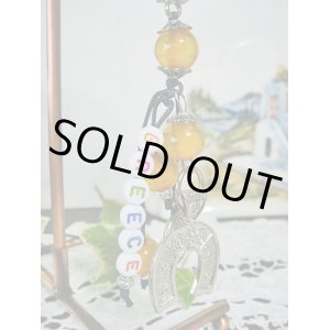 画像: 【ＳＯＬＤ　ＯＵＴ　ありがとうございました！】（ギリシャアクセサリー）渦巻き模様と馬蹄・ＧＲＥＥＣＥキーチェーン（キーホルダー）Ａ