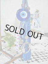 画像: 【ＳＯＬＤ　ＯＵＴ　ありがとうございました！】【ギリシャ神話】（ギリシャアクセサリー）イーブルアイ（ナザールボンジュウ）・メアンドロス模様・ドルフィン（イルカ）のキーチェーン（キーホルダー）Ａ≪６周年記念価格≫