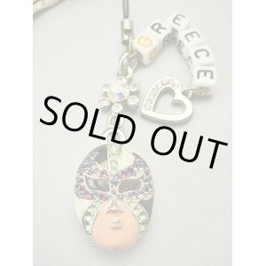 画像: 【ＳＯＬＤ　ＯＵＴ　ありがとうございました！】【お客様の声あり♪】（ギリシャアクセサリー）マスクマン肌色・ＧＲＥＥＣＥ携帯ストラップ≪６周年記念価格≫