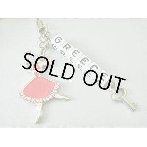 画像: 【ＳＯＬＤ　ＯＵＴ　ありがとうございました！】【お客様の声あり♪】＼ラスト１つです！／（ギリシャアクセサリー）踊り子とカギ・ＧＲＥＥＣＥ携帯ストラップ